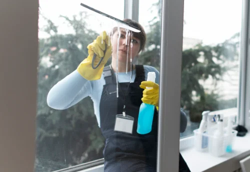 Nettoyage de vitres intérieures et extérieures à Dame-Marie-les-Bois